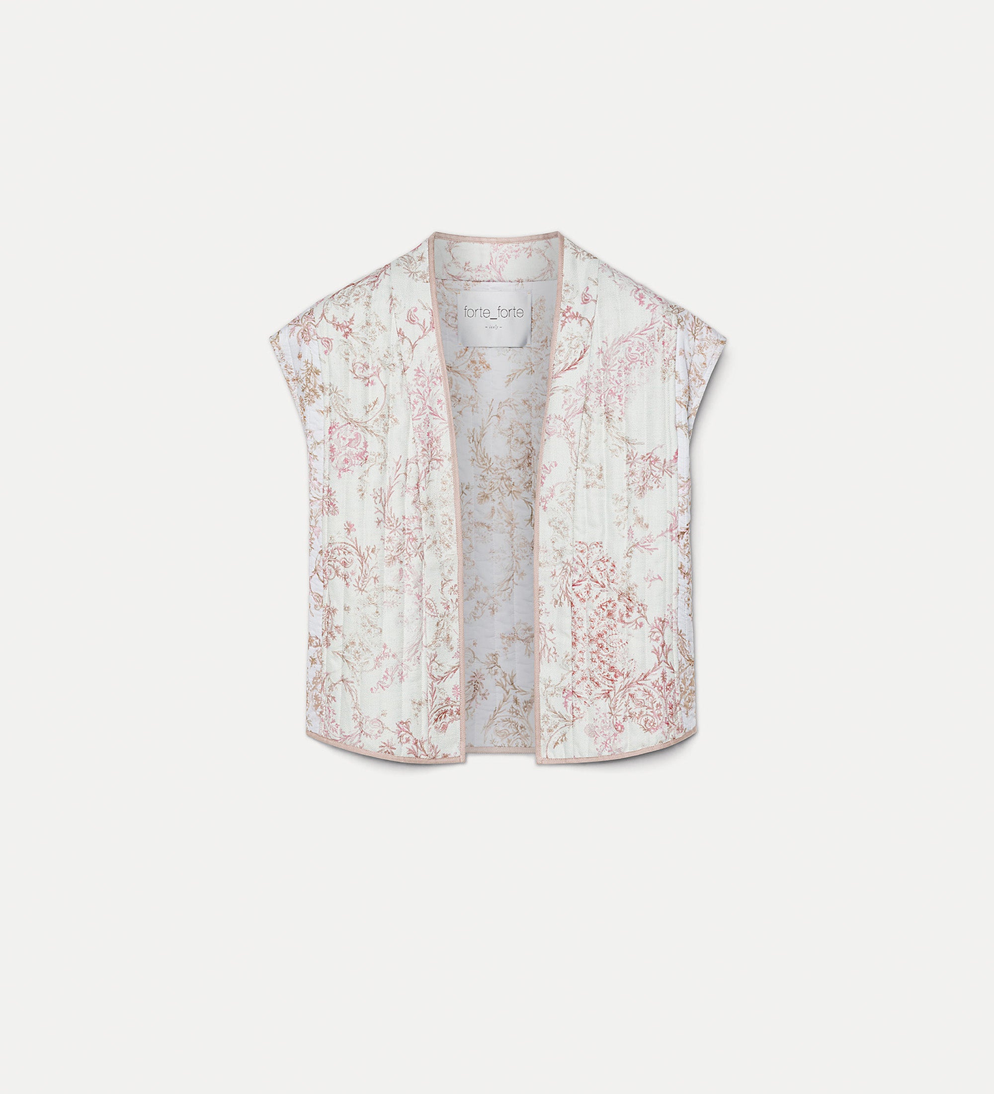 Double-Face Denim Vest “Nontiscordardime”