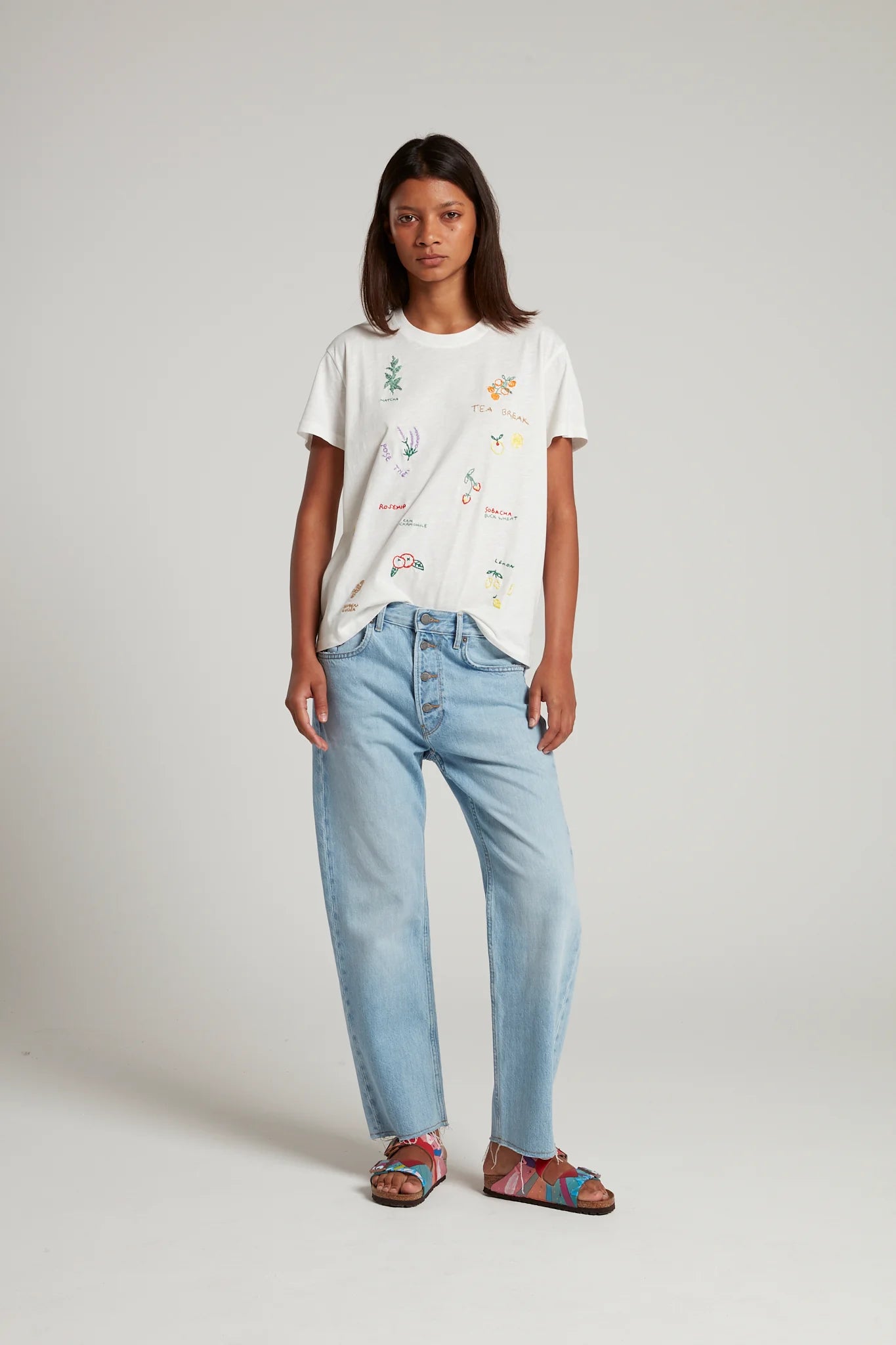 Embroidered Word T-Shirt