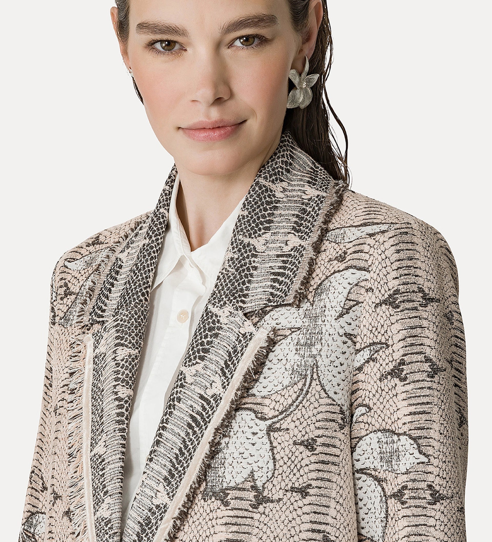 Jacquard Coat