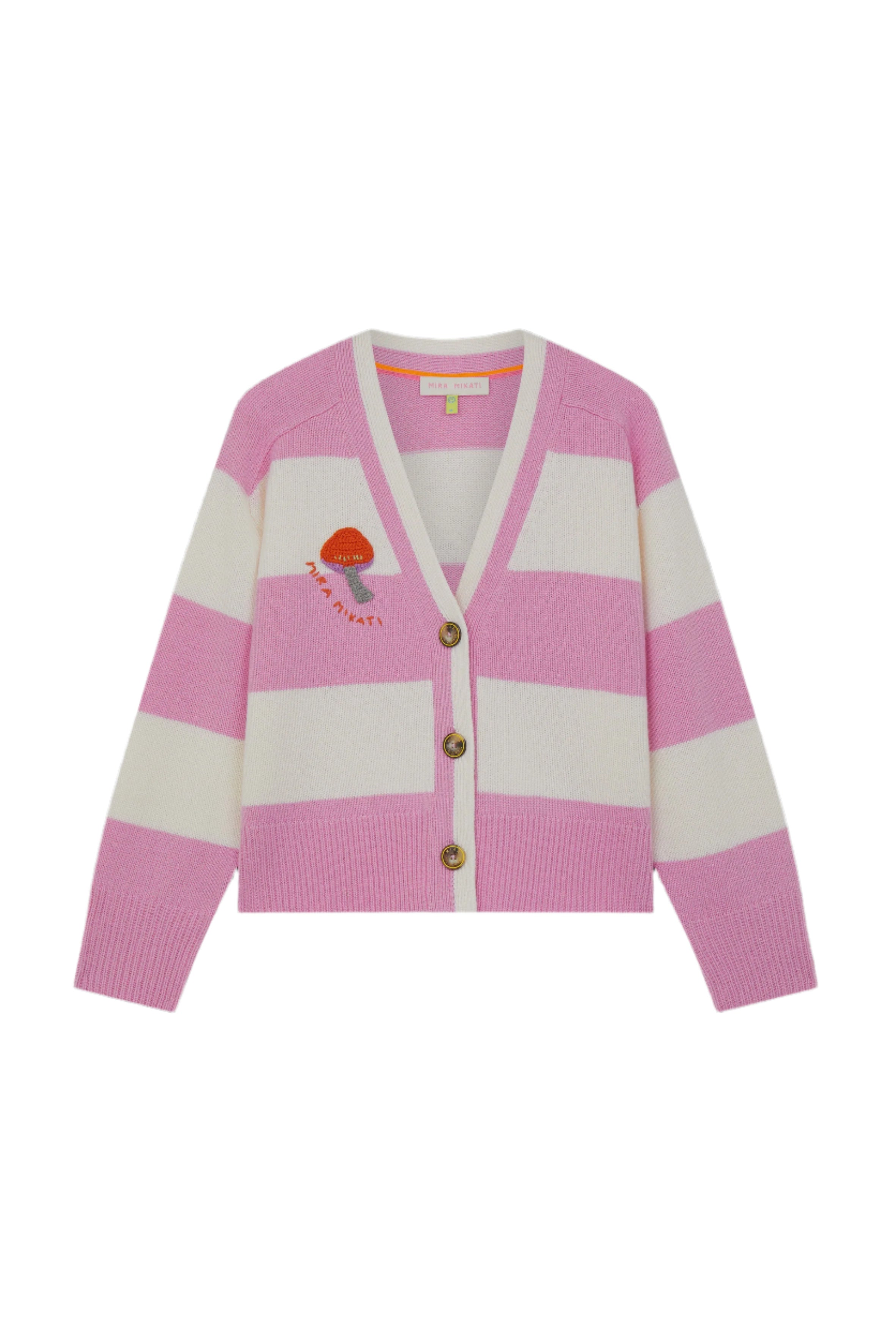 Embroidered Signature Cardigan