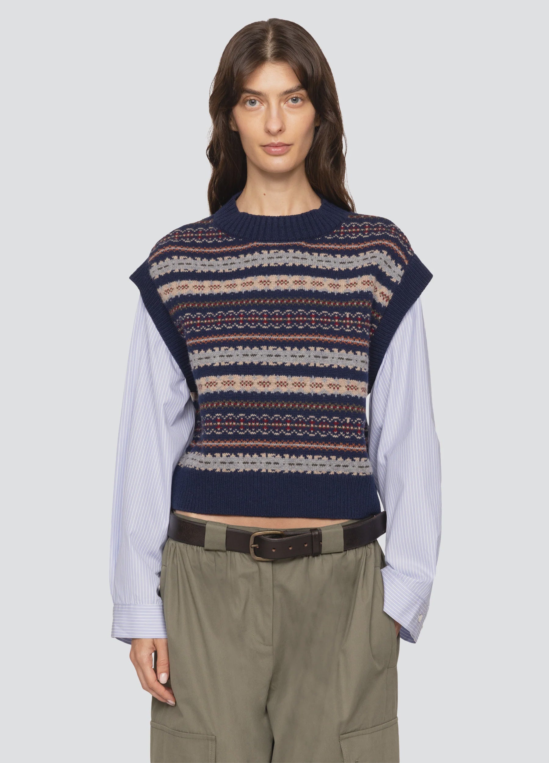 Ciara Fair Isle Long Sleeve Top