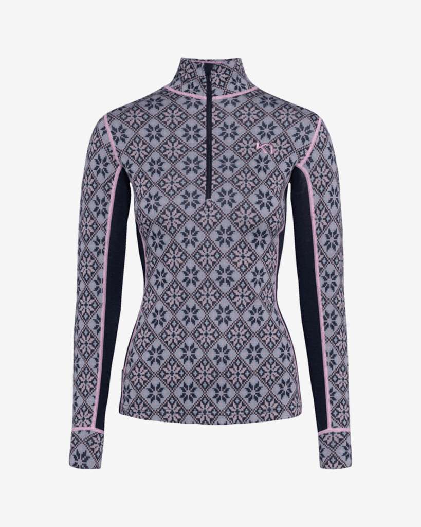 Rose Half Zip Top