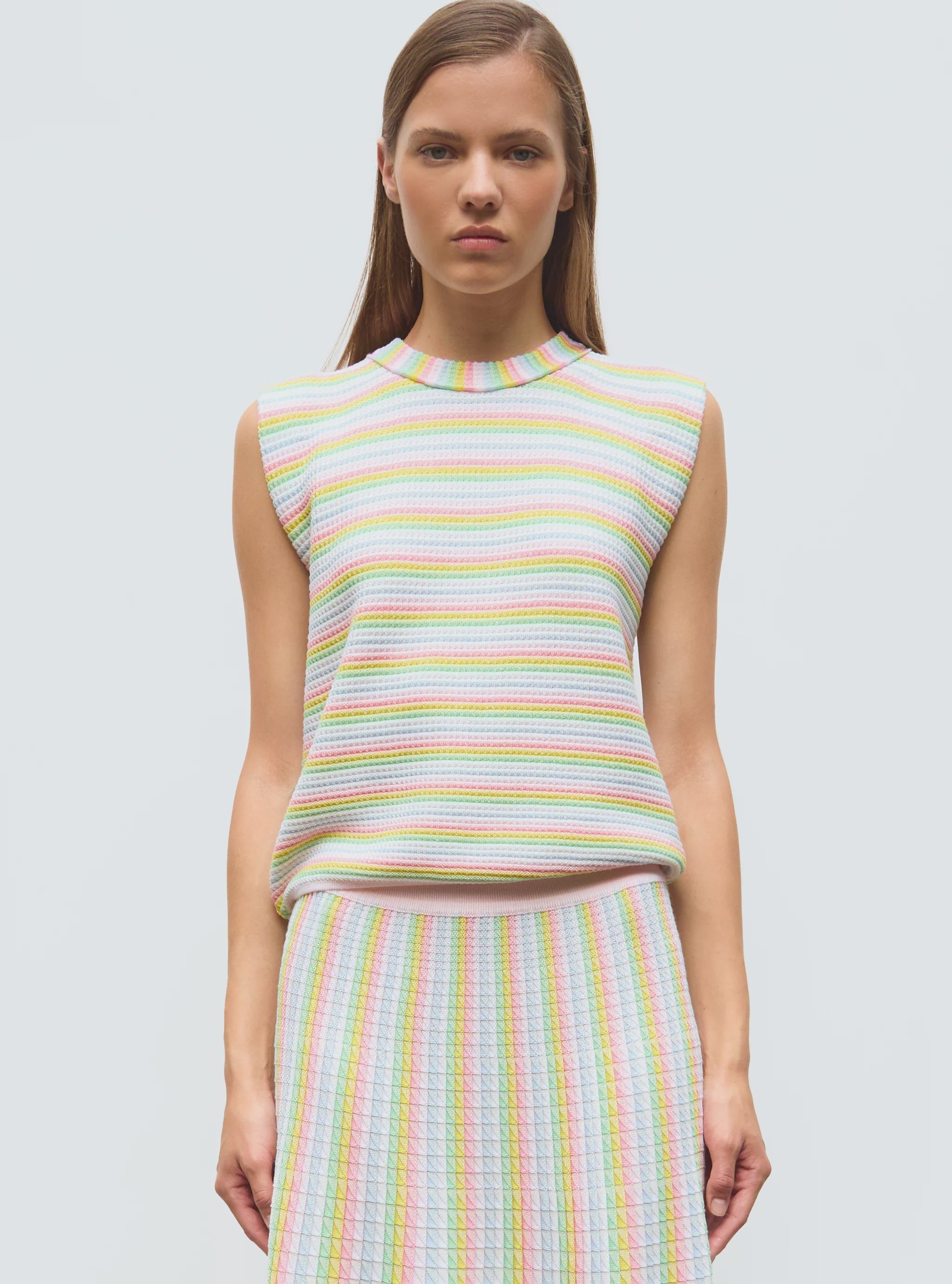 Top in a Mini Origami Knit