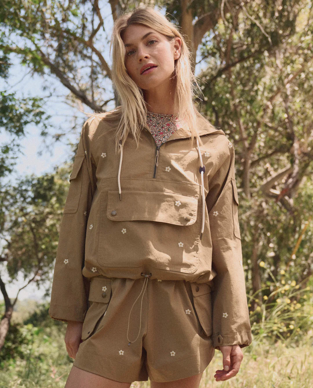 The Embroidered Cargo Short