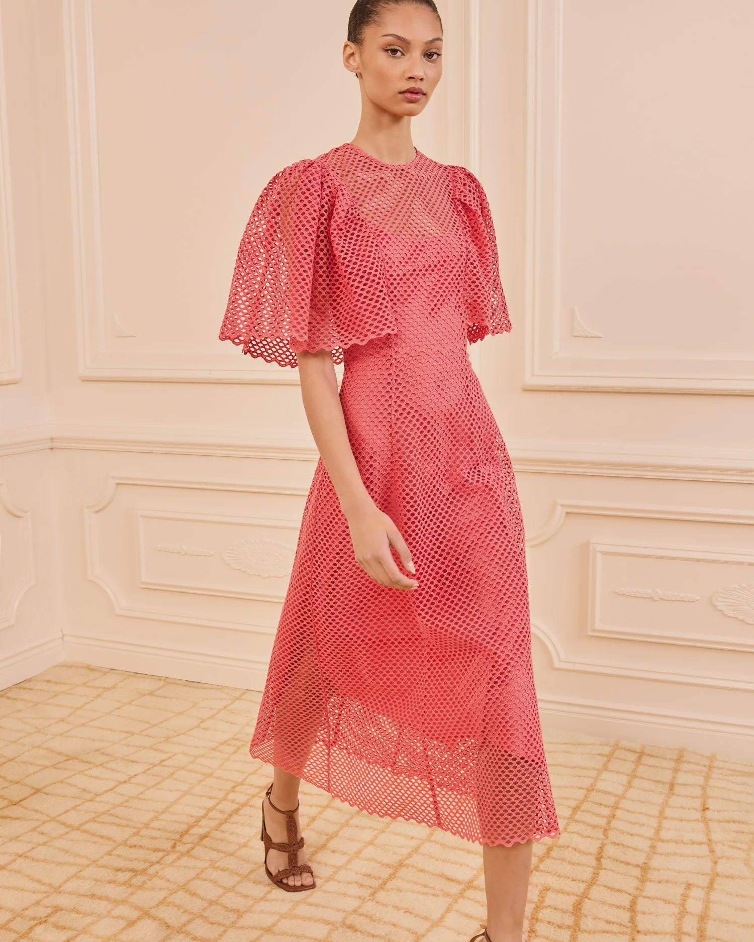 Gracelle Eyelet Cotton Dress