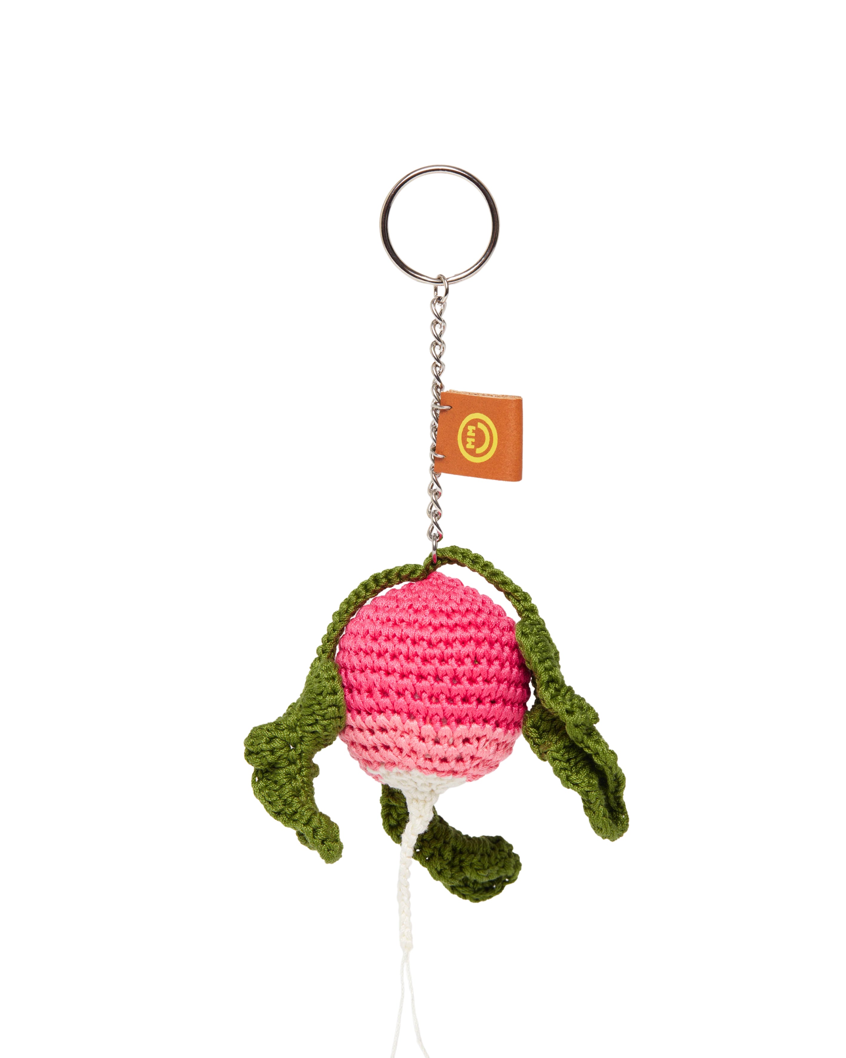 Crochet Radish Keyring