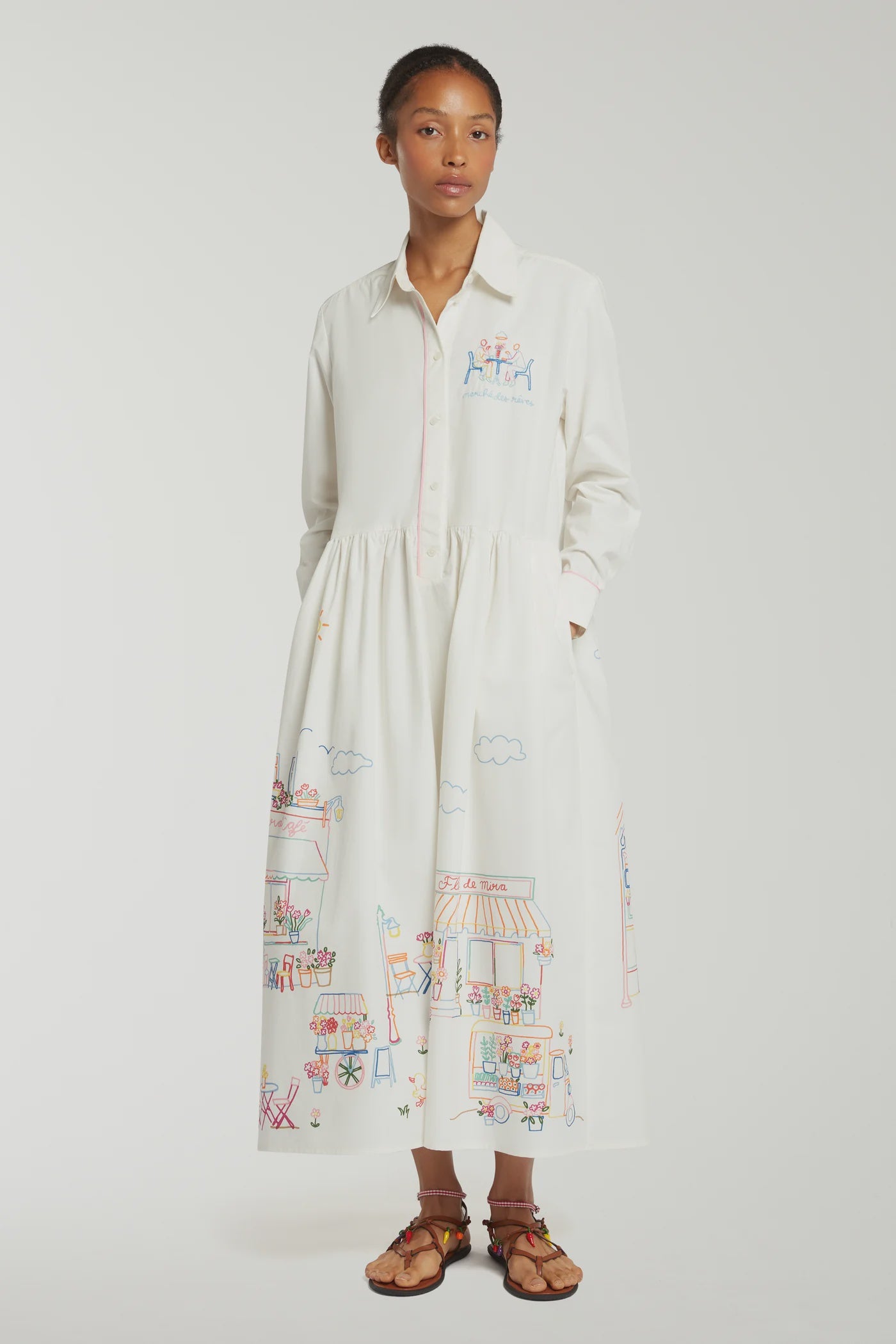 Cafe Scene Dress