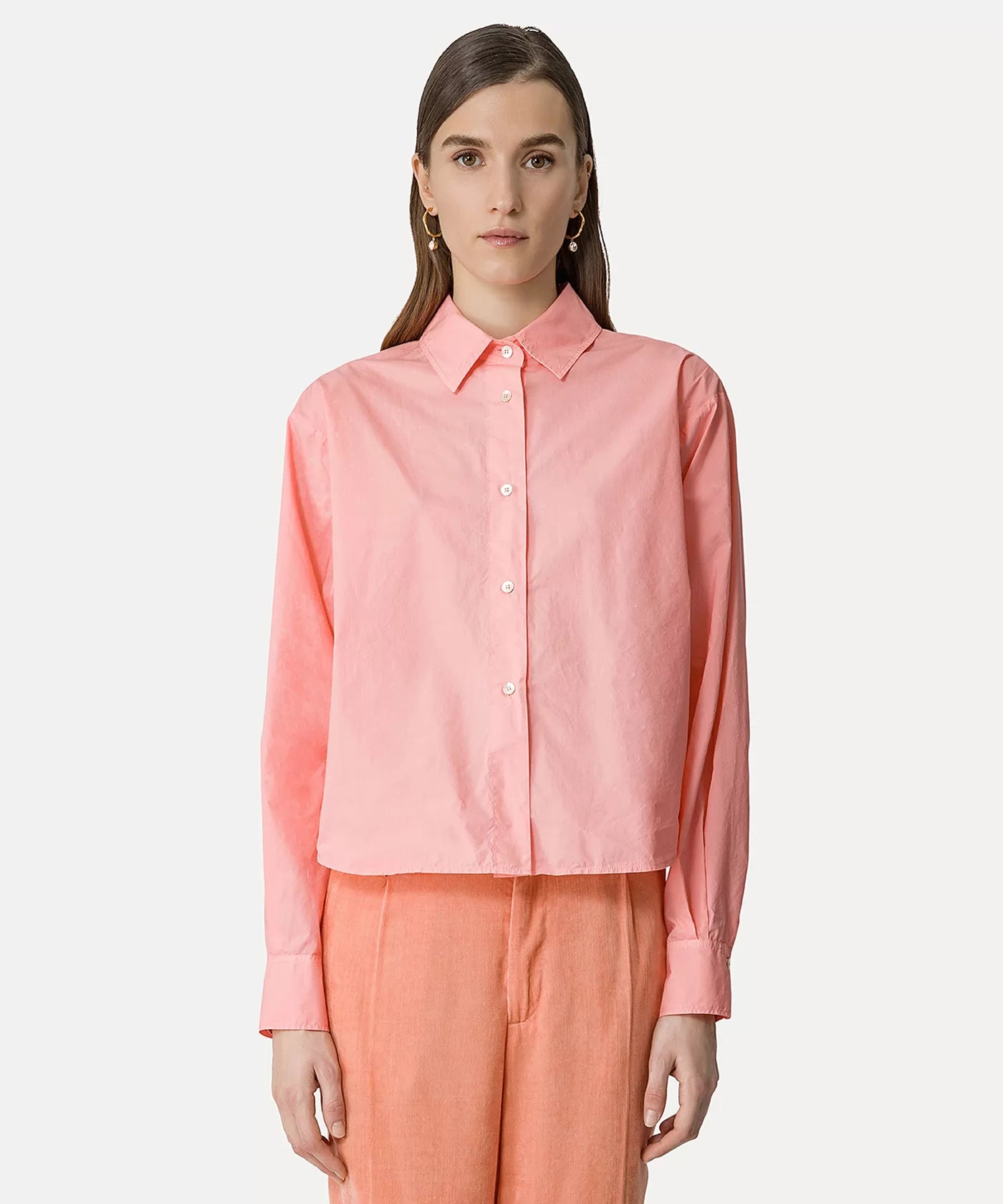 Essential Boxy shirt in BCI Cotton Poplin