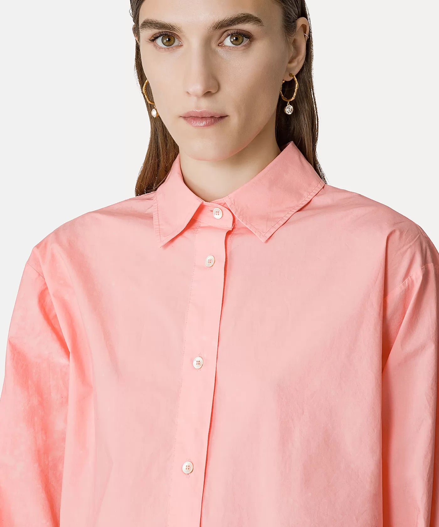 Essential Boxy shirt in BCI Cotton Poplin