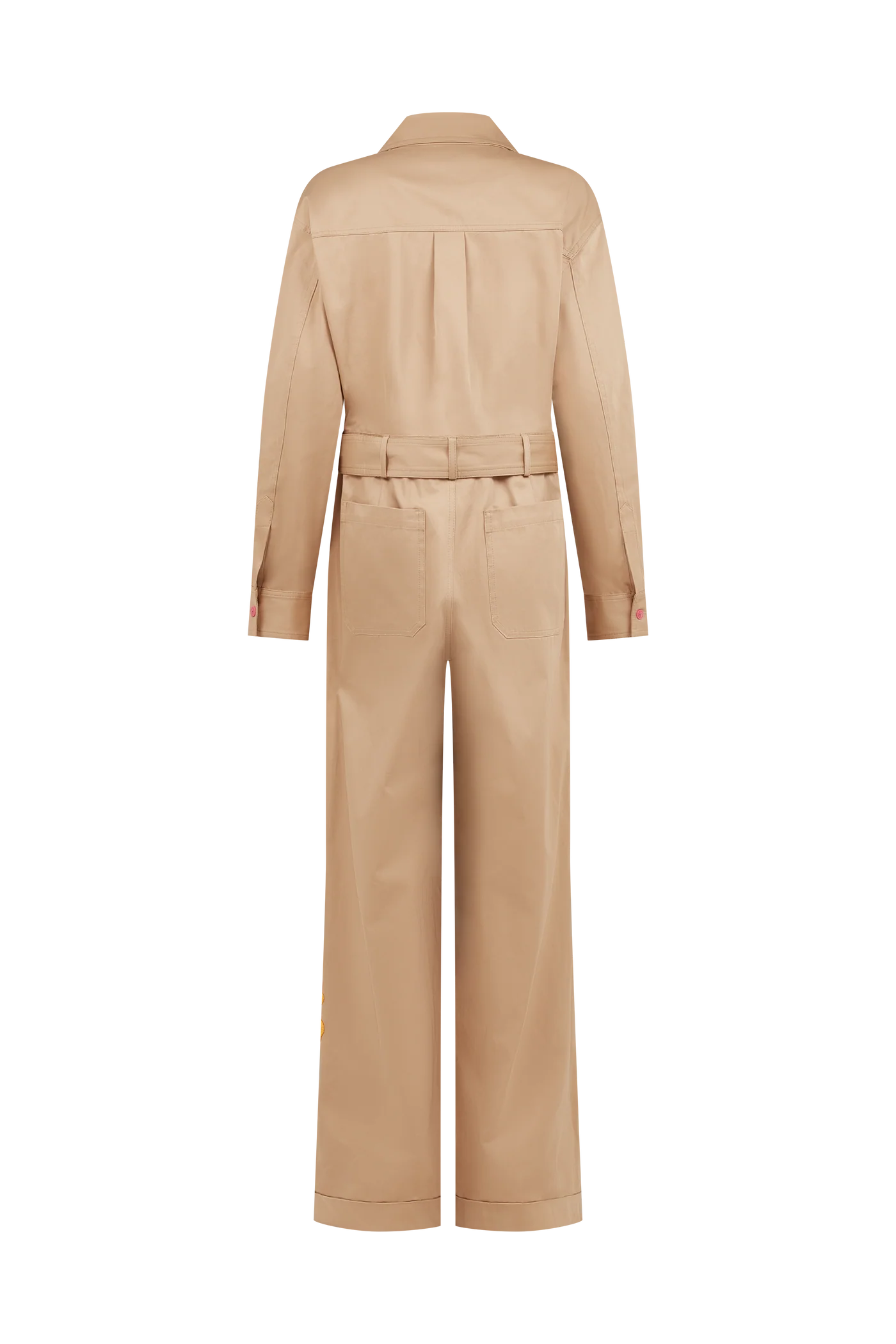 Jumpsuit with Crochet Patches