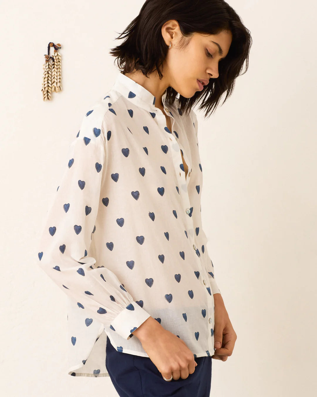 Kiki Indigo Heart Shirt