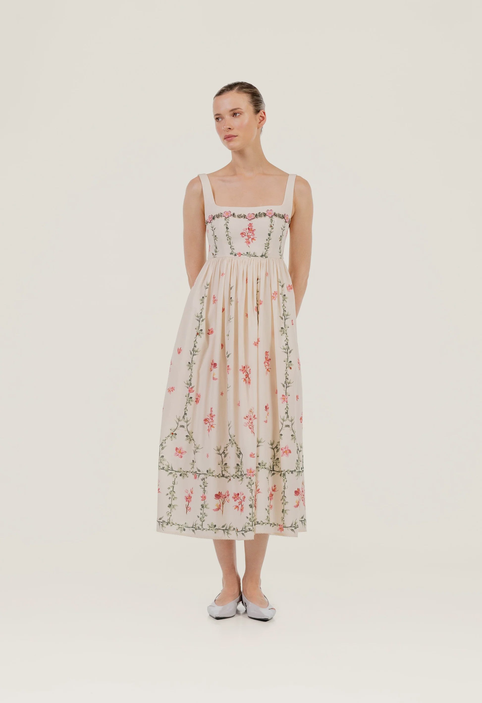 Barbara Cauca Midi Dress
