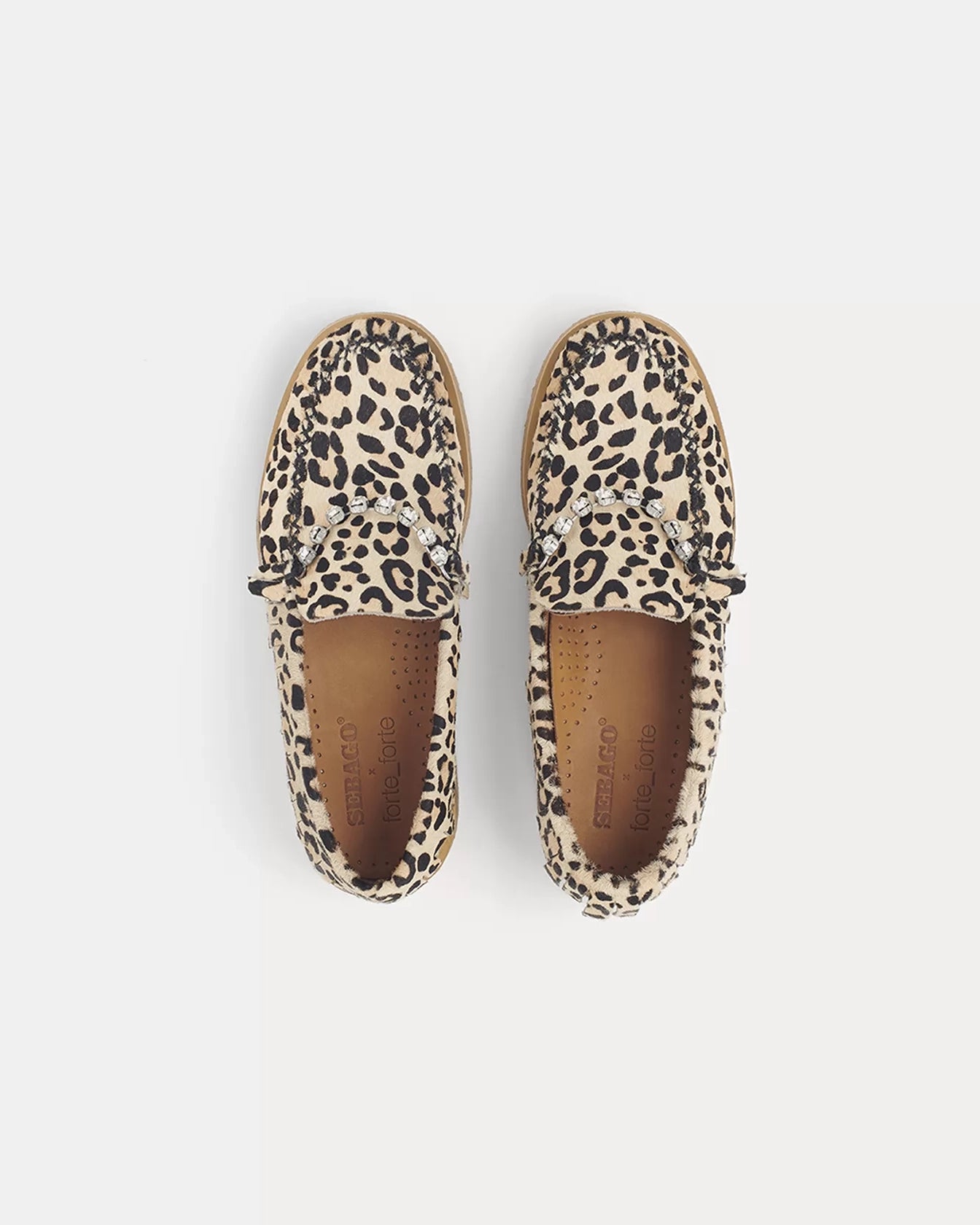 Moccasin in Animal–Patterned Pony Skin