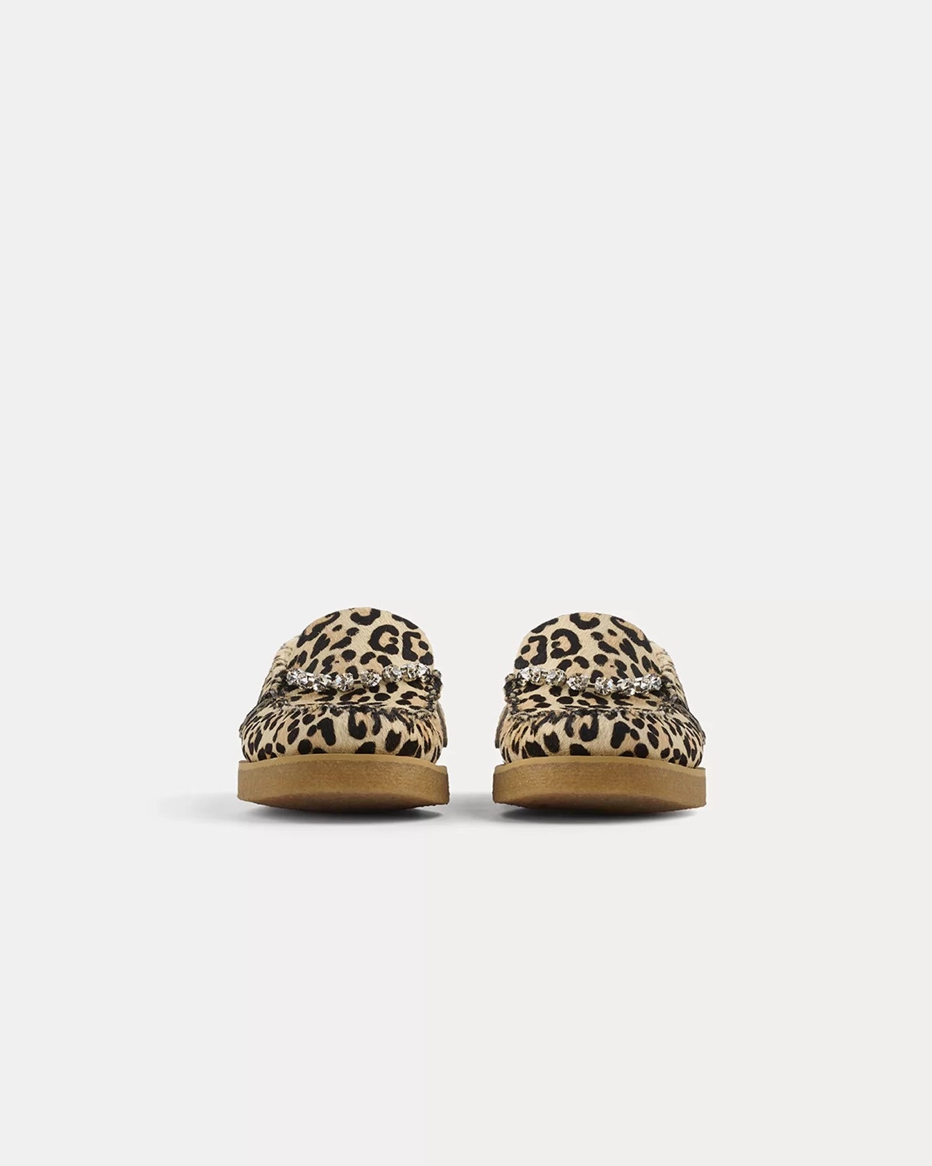 Moccasin in Animal–Patterned Pony Skin