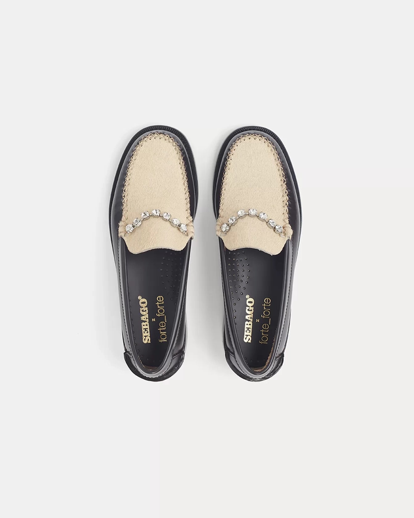 Moccasins with Crystal Embellishment