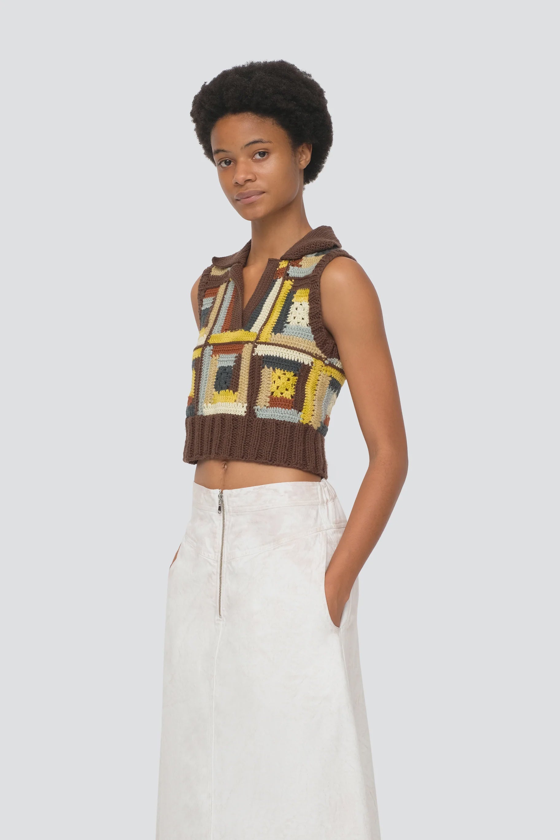 Agnes Crochet vest