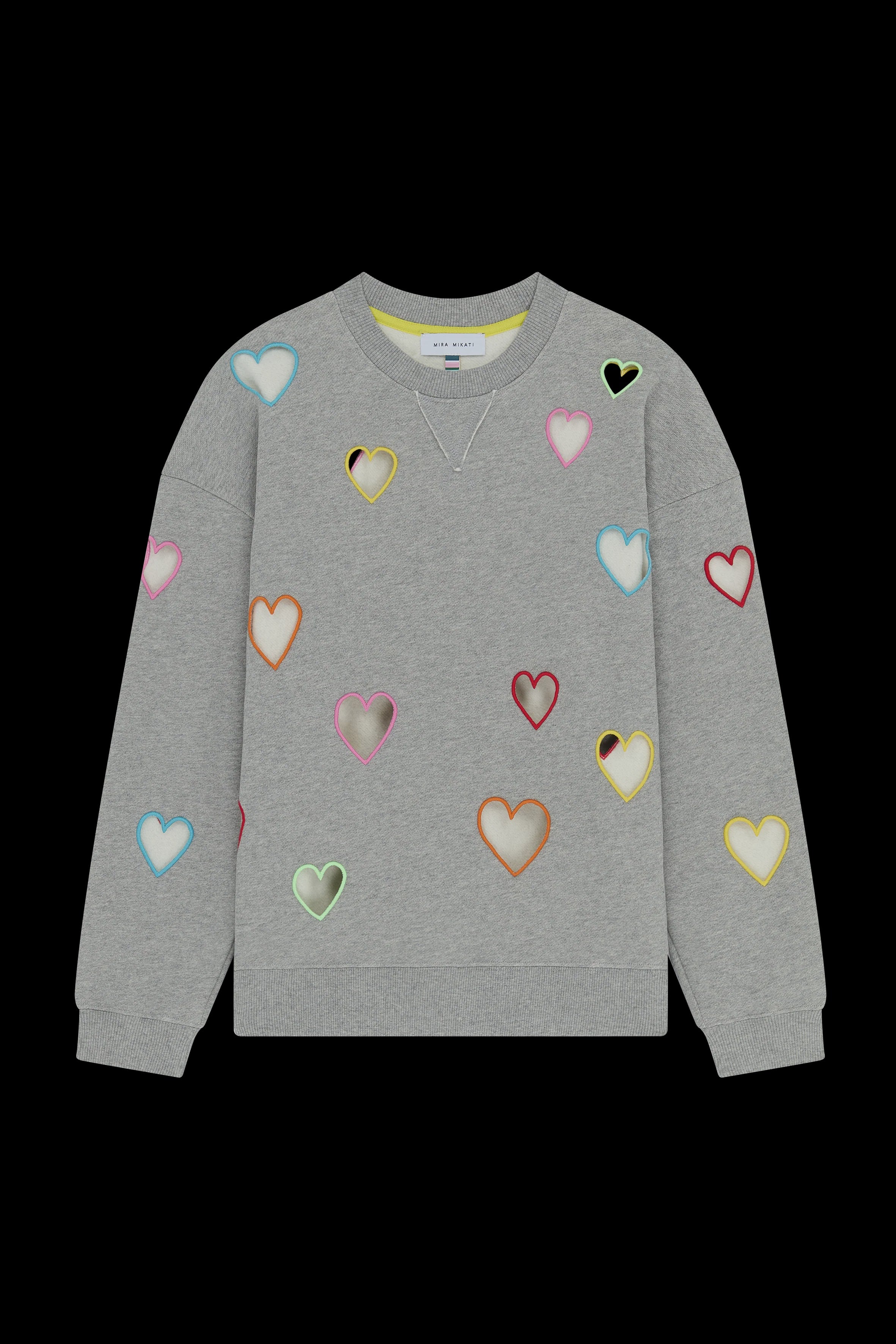 Sweater With Cut Out Hearts