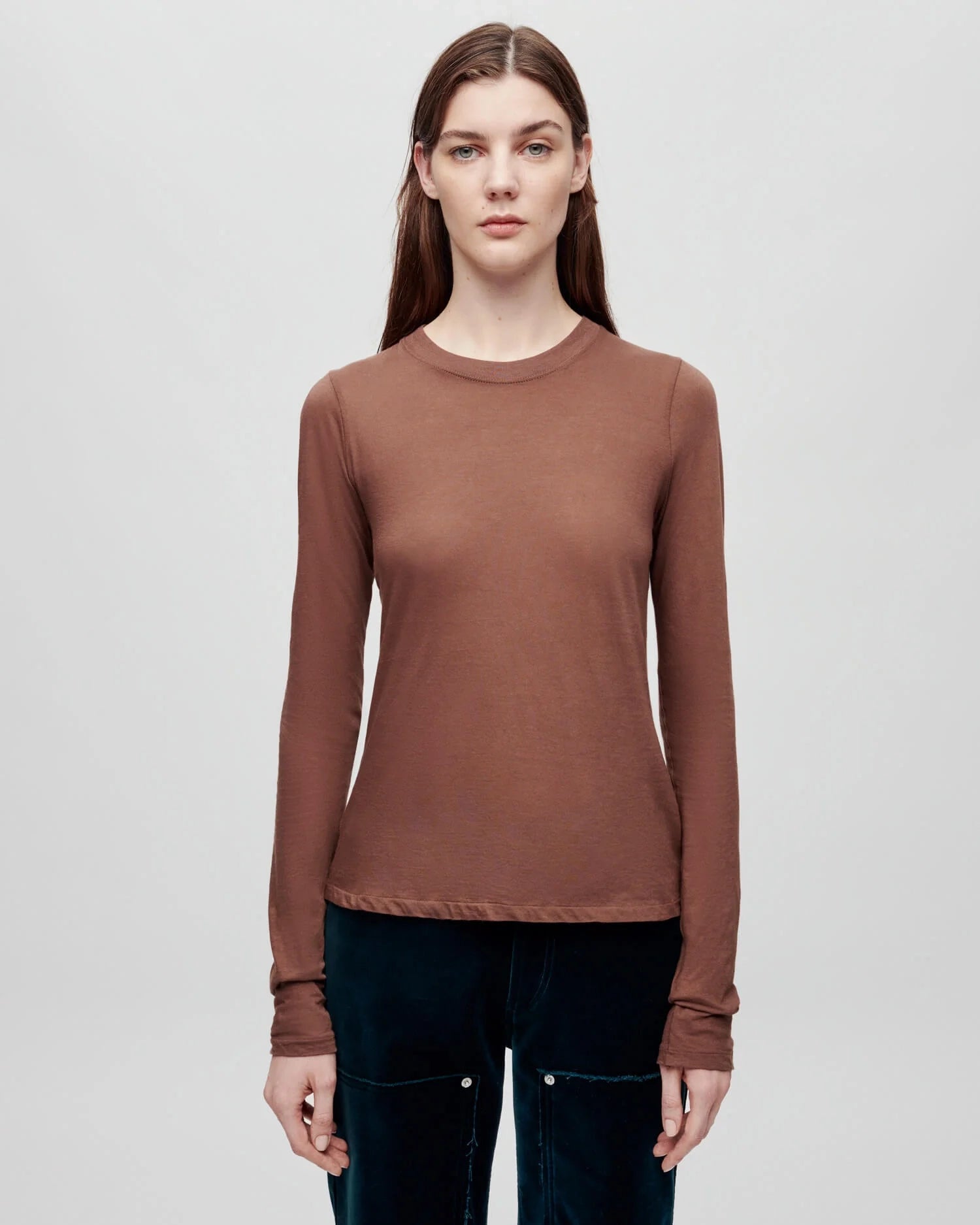 Sheer Long Sleeve T-Shirt