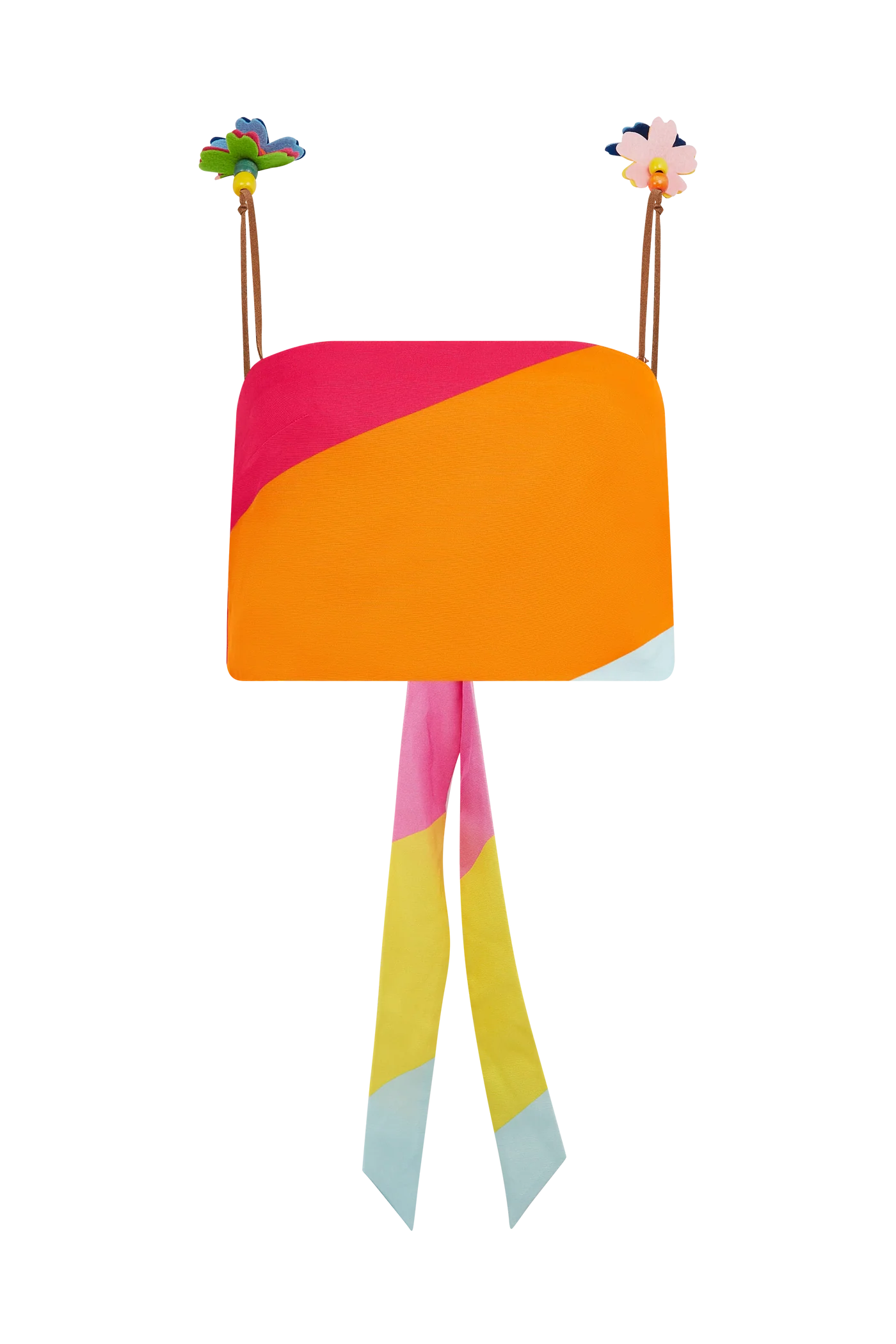 Short Top with Flower Straps