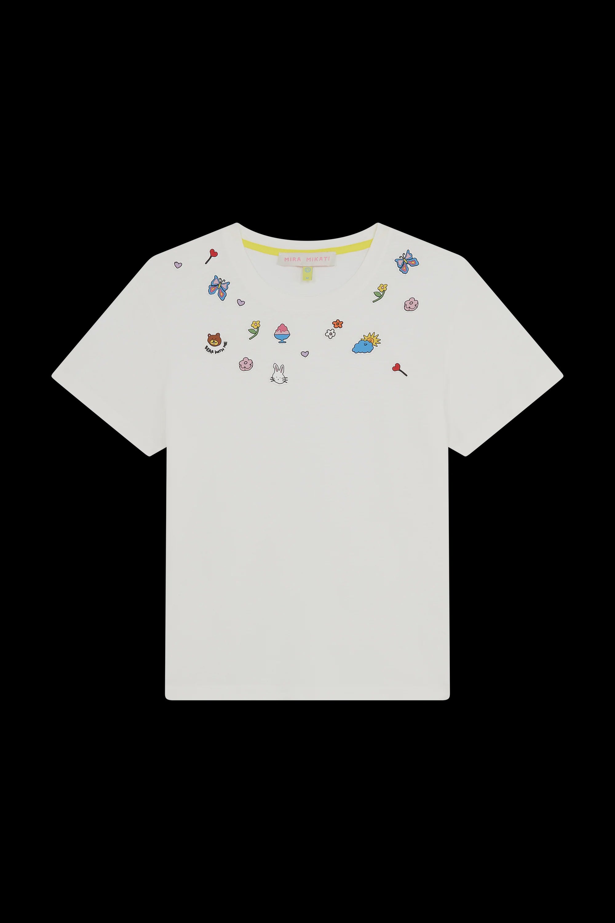 Tee With Sticker Patches