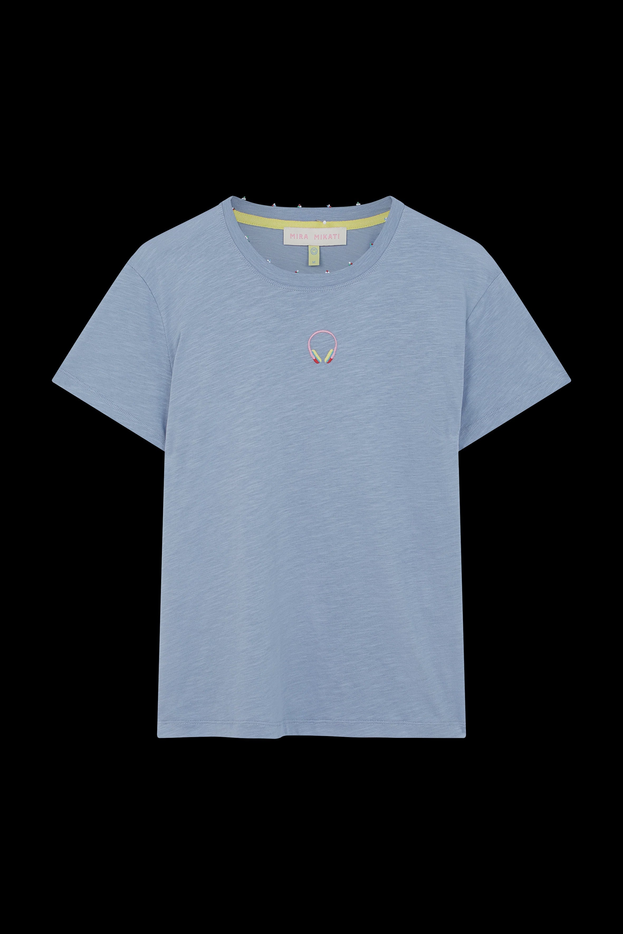 Embroidered Headphone T-Shirt
