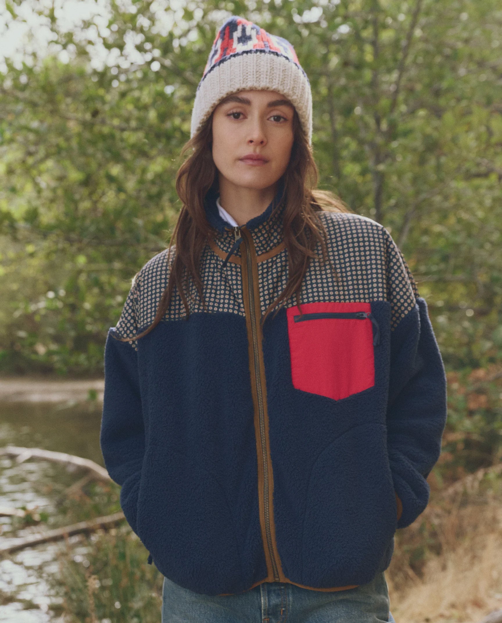 The Print Mix Plush Terrain Full Zip