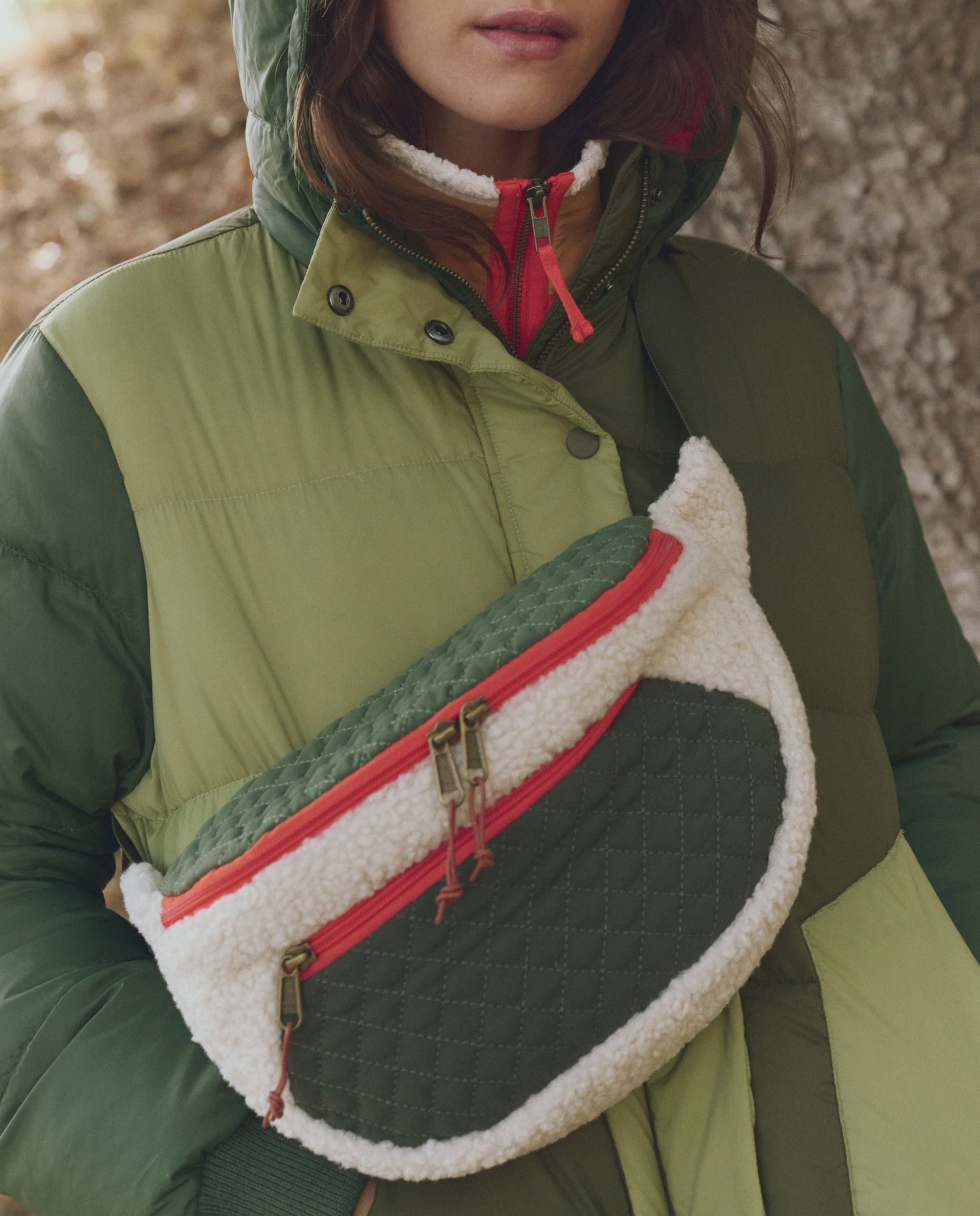The Plush Colorblock Hip Pack
