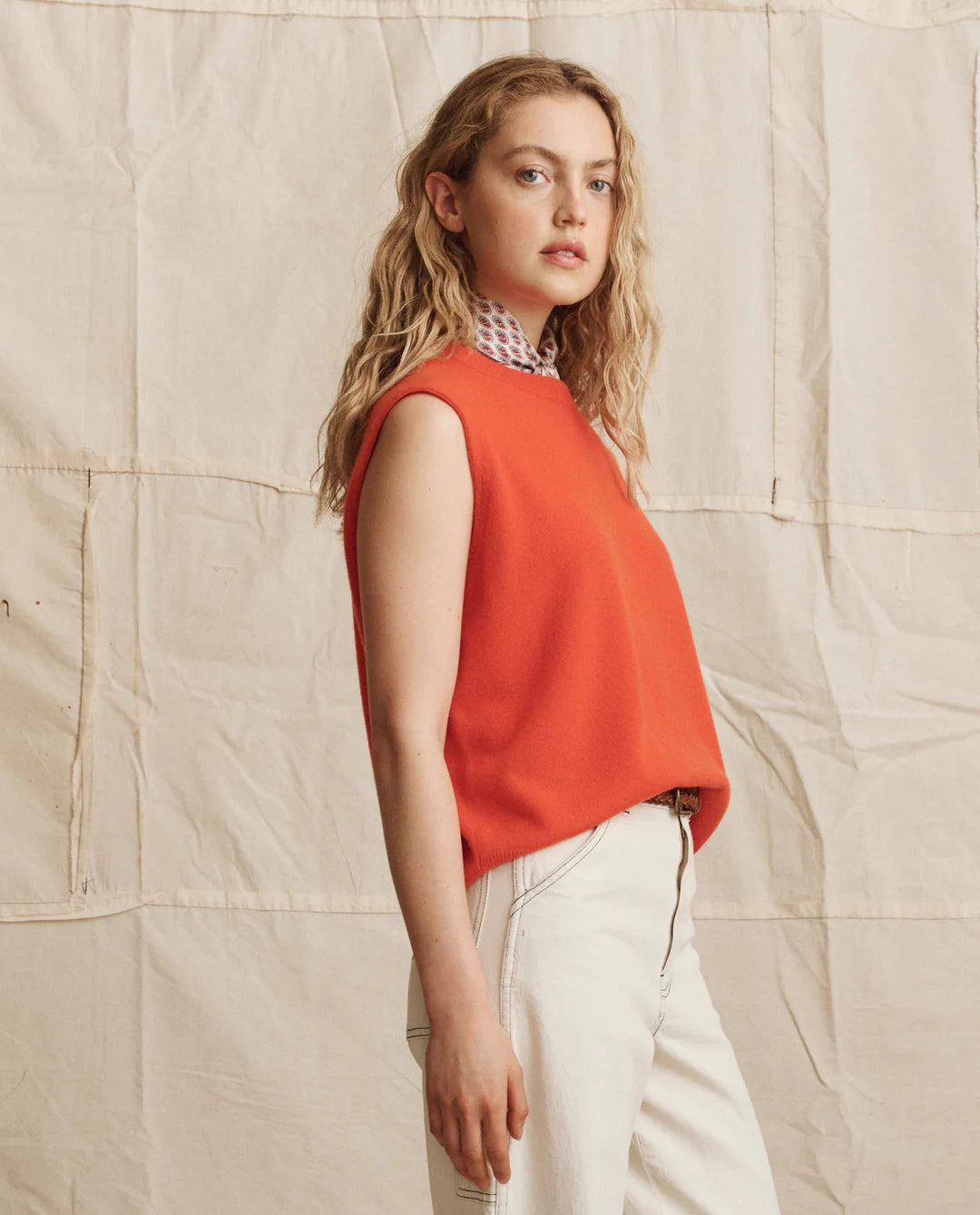 The Cashmere Pullover Vest