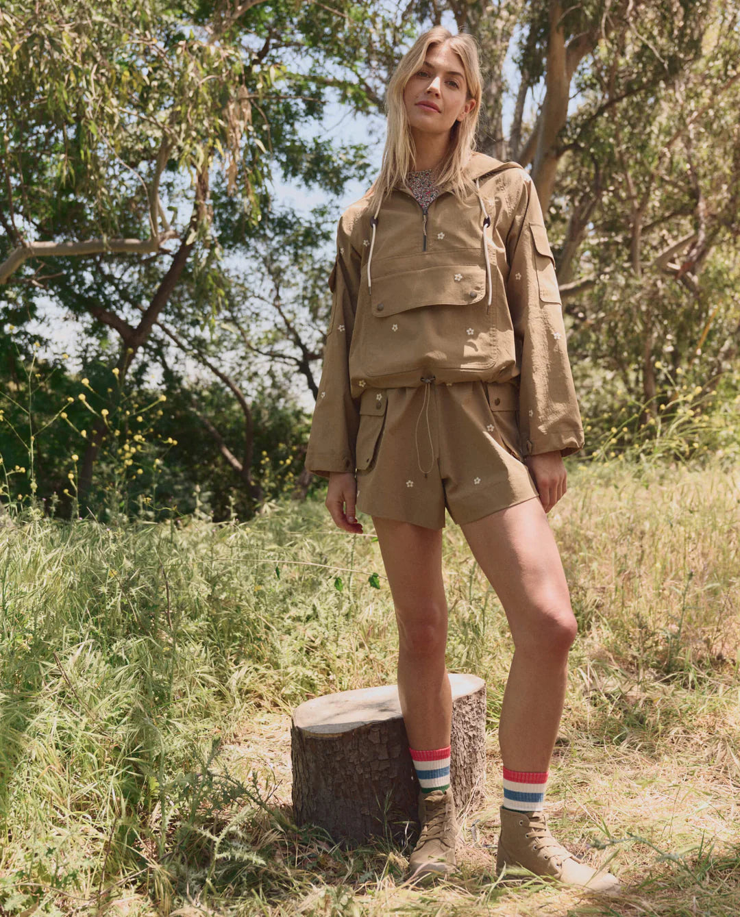 The Embroidered Cargo Short