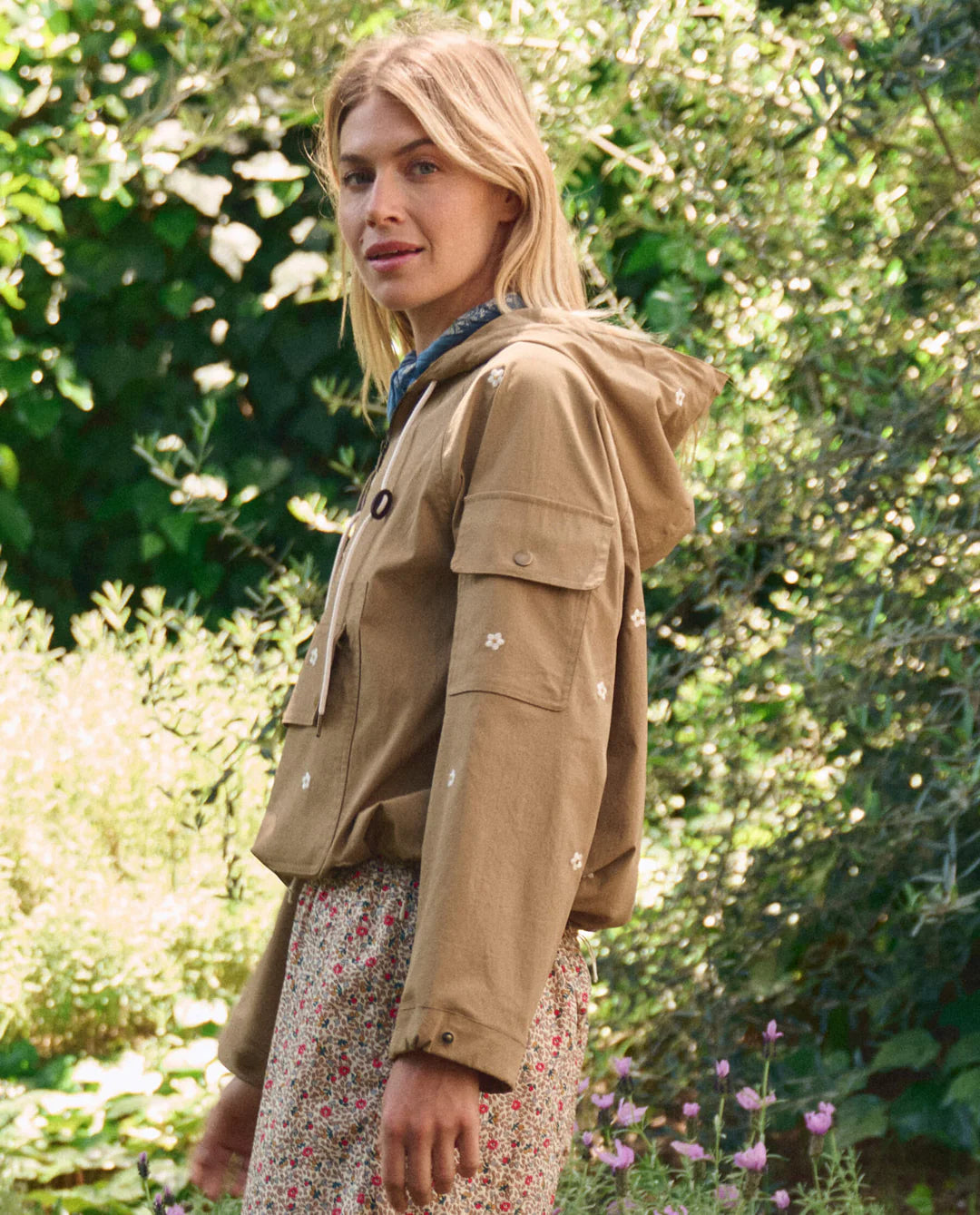 The Embroidered Cropped Trailhead Pullover