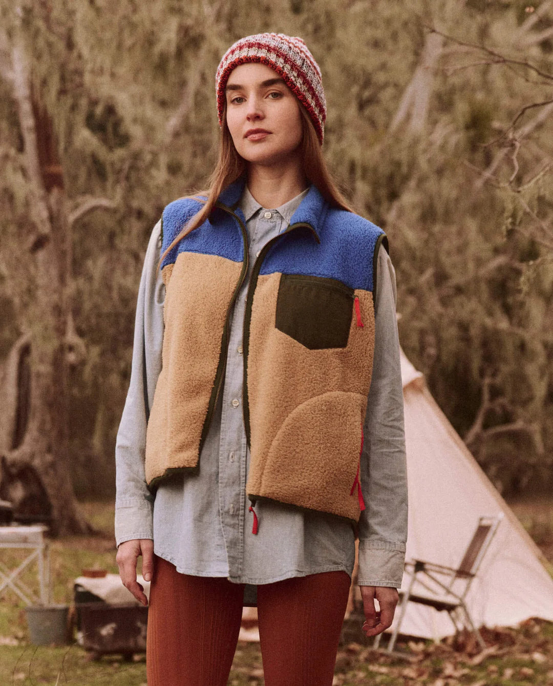 The Plus Colorblock Terrain Vest