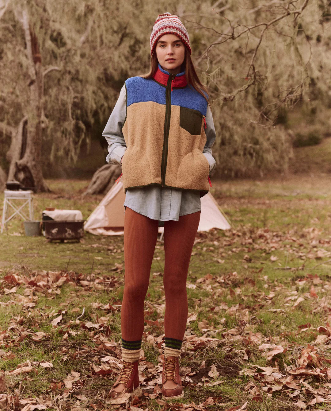 The Plus Colorblock Terrain Vest