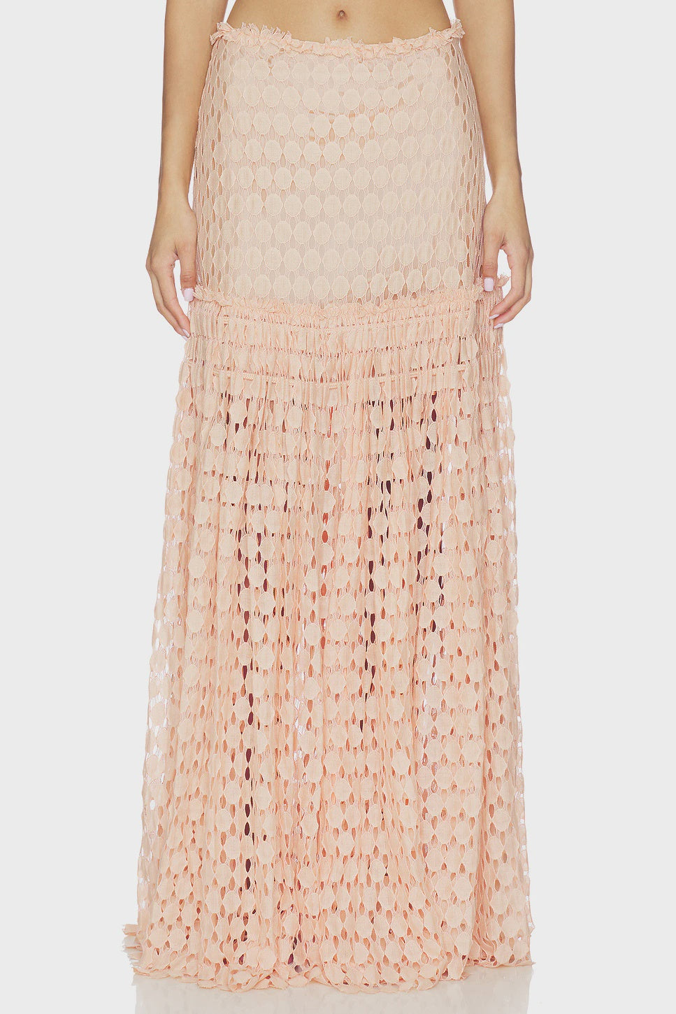 Aris Lace Maxi Skirt