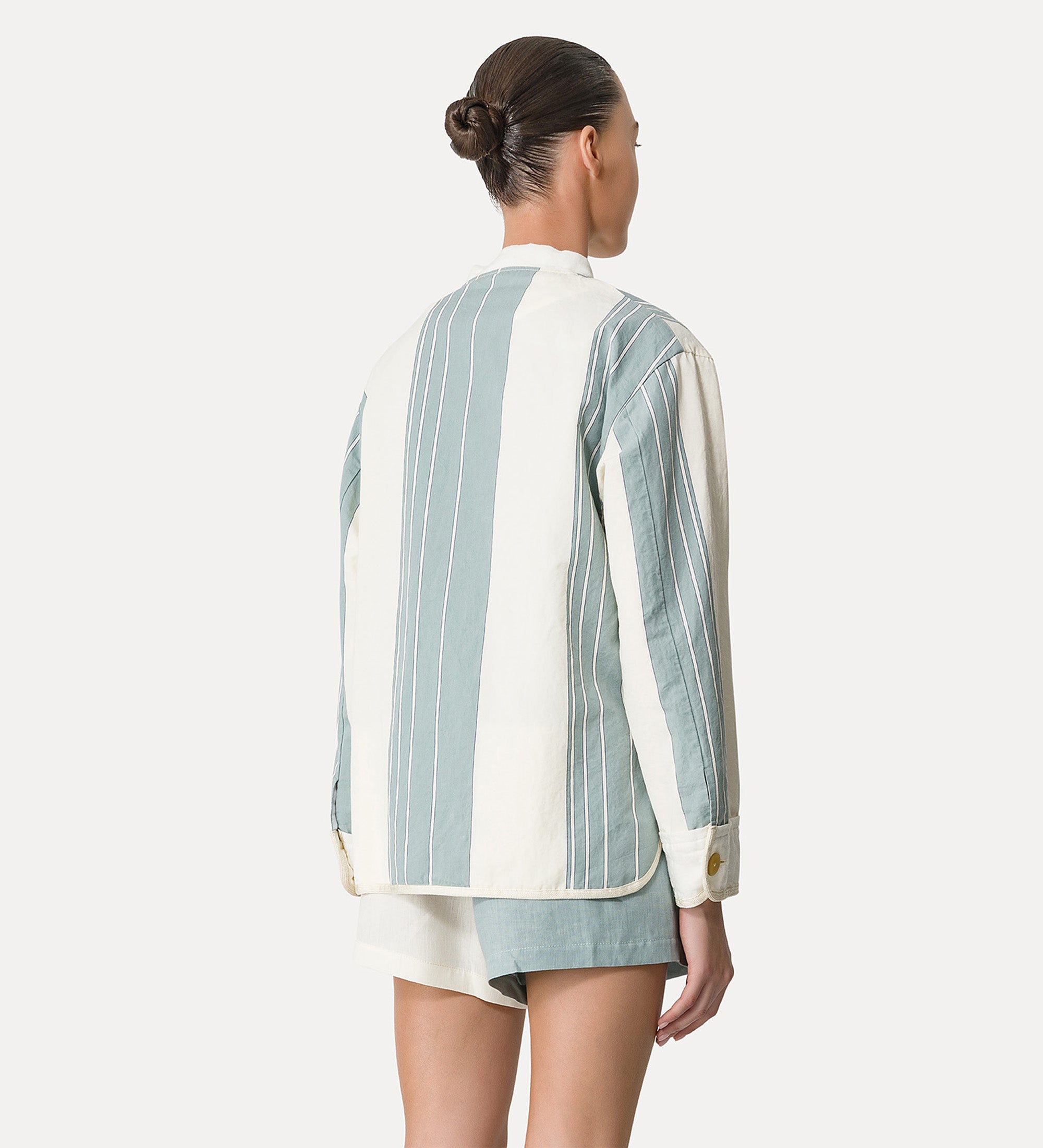 Work Jacket in Cotton and Linen