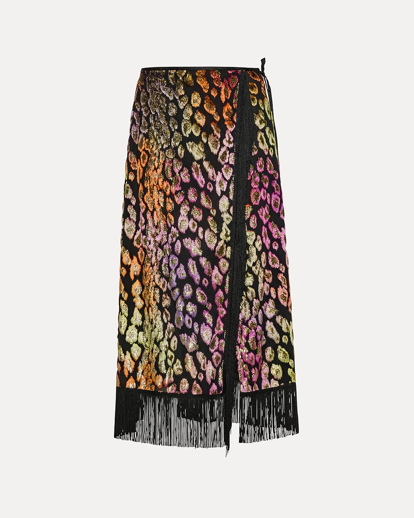 Wrap Around Skirt with Fringes