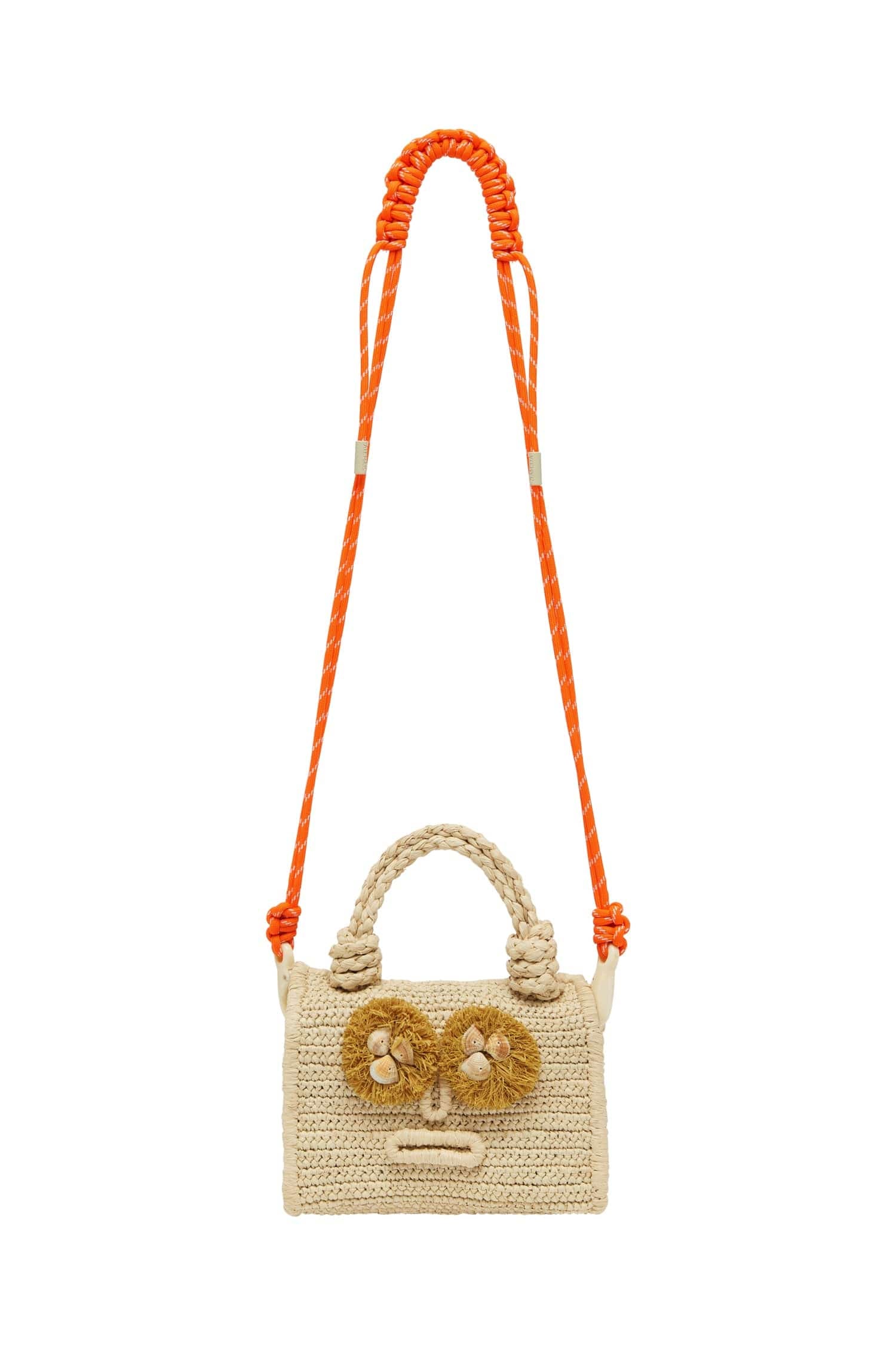 Sunlit Raffia Box Cross Body