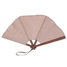 Santorini Linen Fan