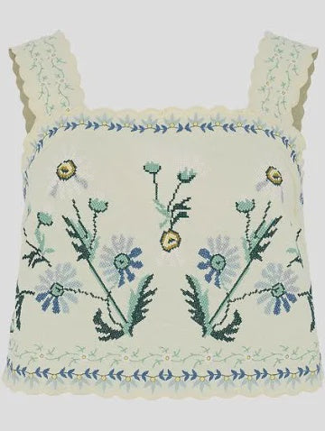 Audra Embroidery Tank Top