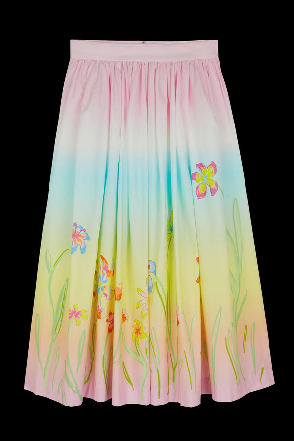 Printed Maxi Skirt Medow Of Joy